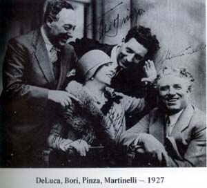 Giovanni Martinelli with de-Luca